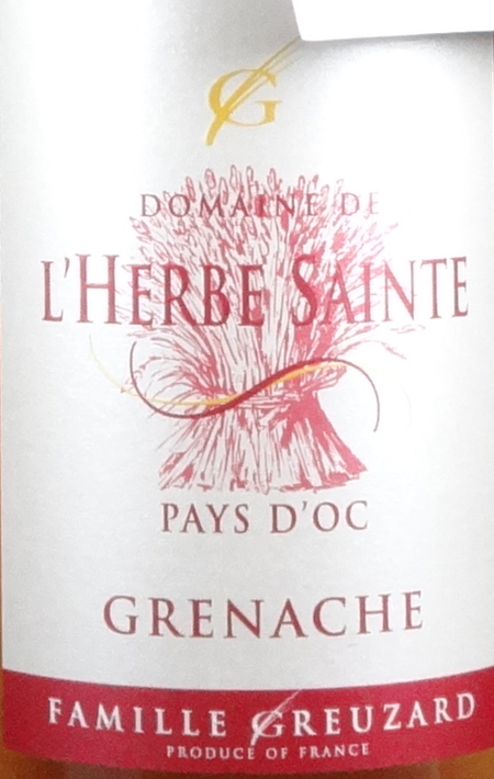 L\'Herbe Sainte Grenache Rosé